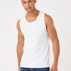 White Regular Fit Vest