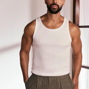 White Tank Top Vest