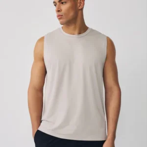 Neutral Stone Active Gym Textured Training Vest